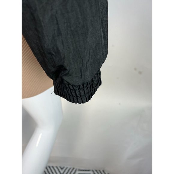 Casual Club Vintage Retro Windbreaker  M Black   Nylon - Picture 7 of 16